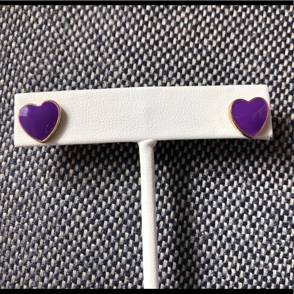 Set of 3 Kate Spade Stud Heart Earrings - Picture 5 of 8